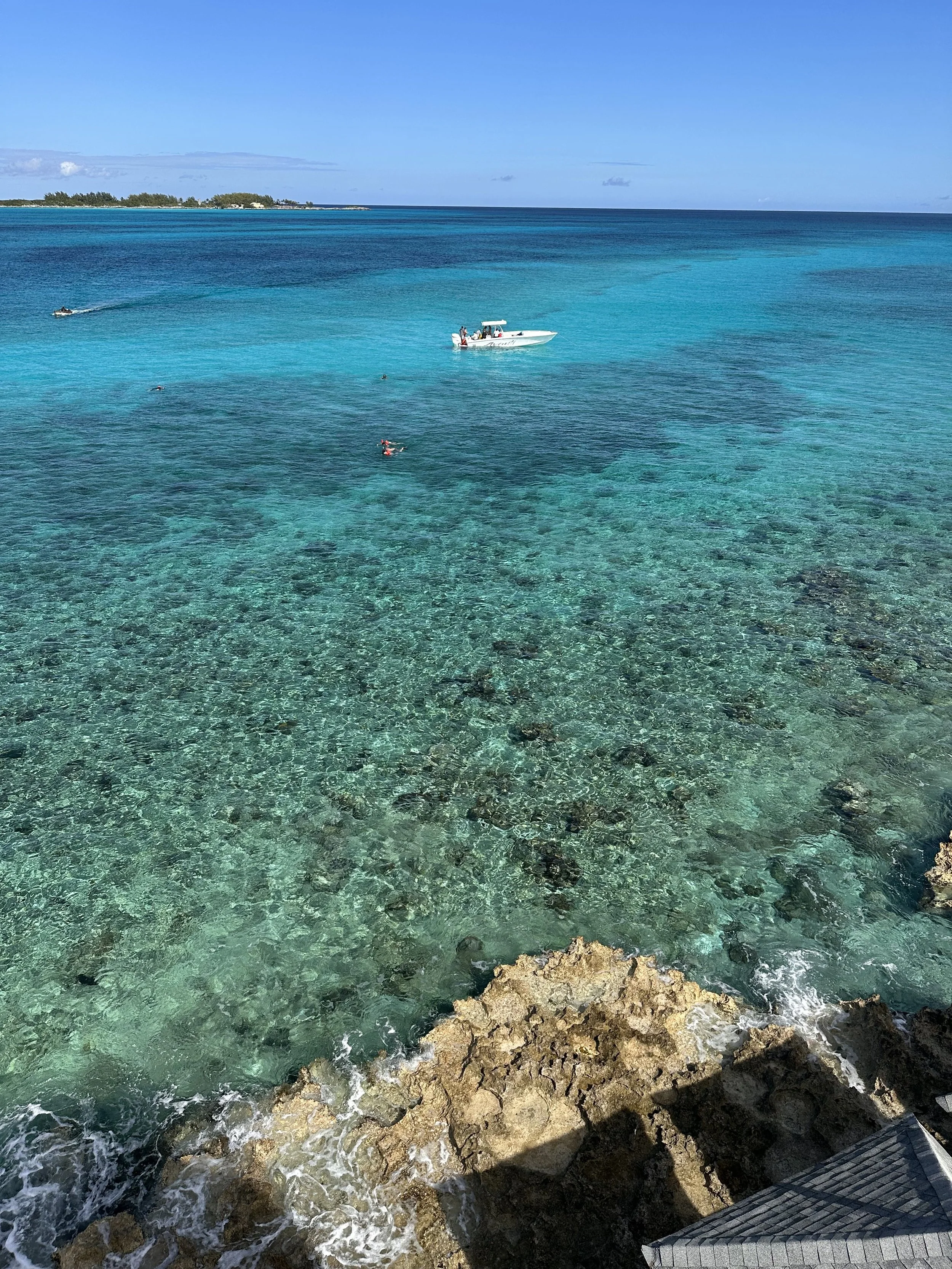 Snorkeling at Pearl Island in Nassau on a shore excursion
