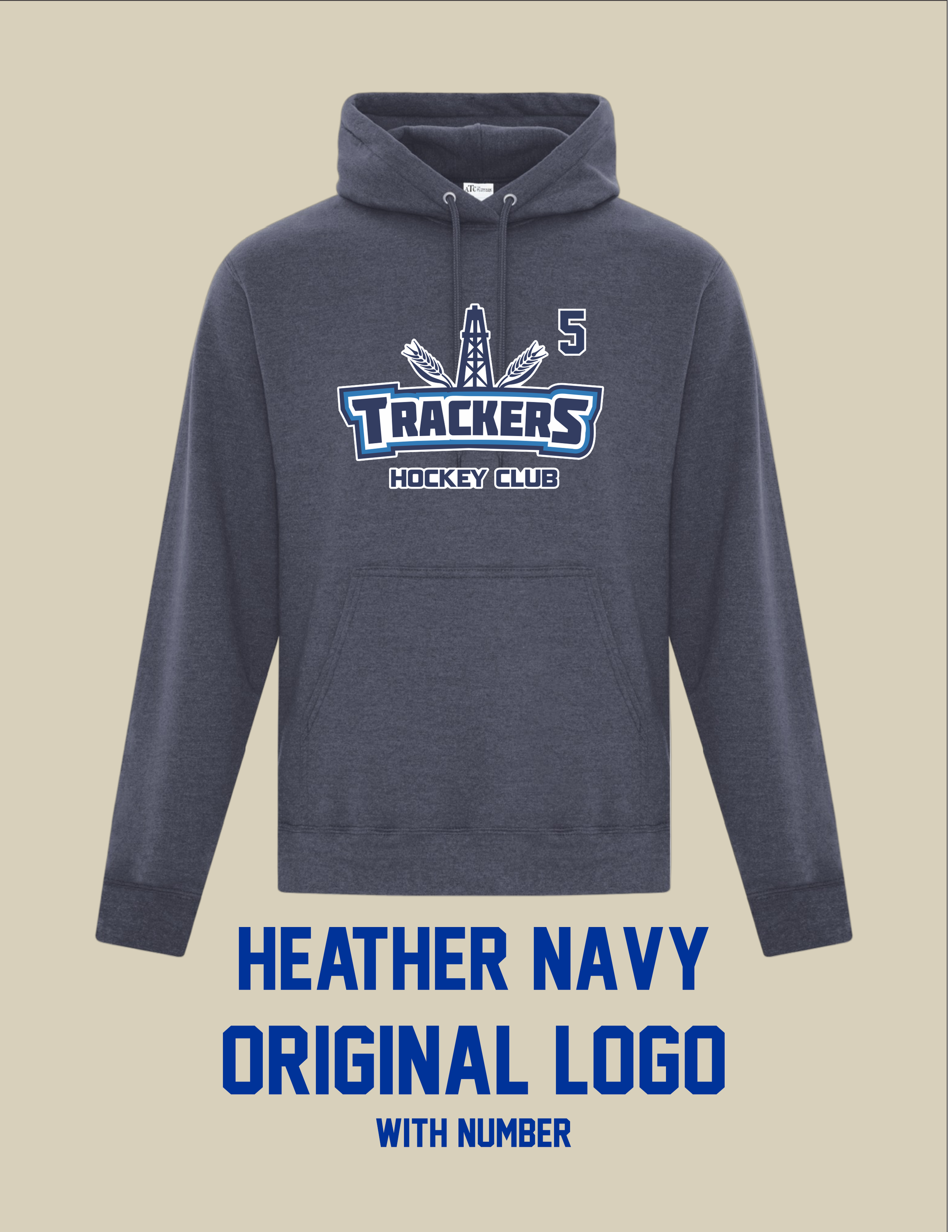 Trackers Hockey Club Personalized Hoodie
