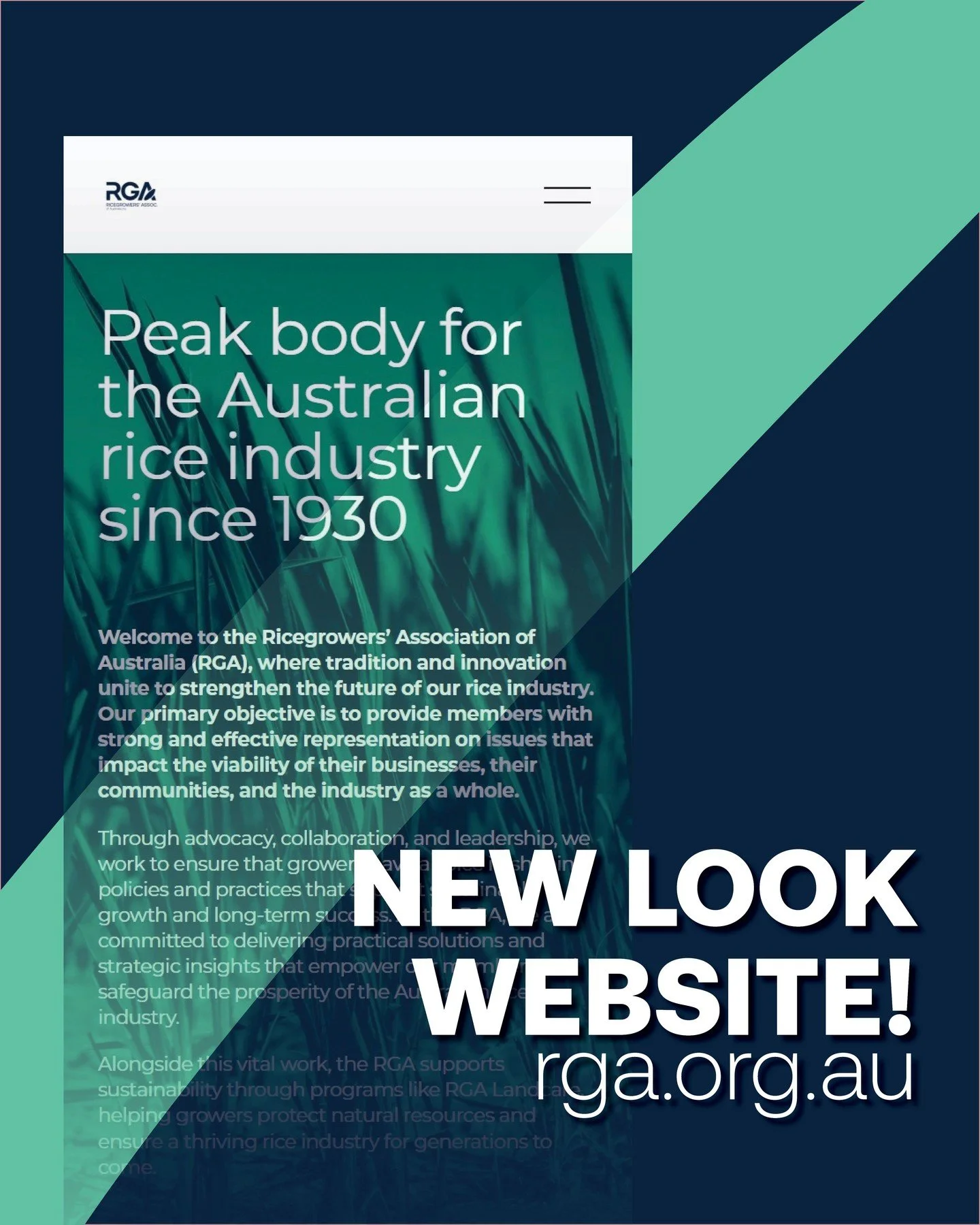 Big changes, better experience!

The new RGA website is live! Explore fresh features, resources, and updates designed to keep you informed and connected. 👉 rga.org.au

#RGANews #WebsiteLaunch #AgricultureMatters