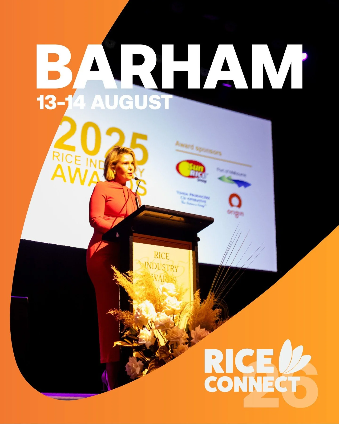 Will you be attending Rice Connect 2026?

Attend the Rice Industry Awards gala dinner, and recognise the people and achievements shaping the future of Australian rice.

📍 Barham, NSW
📅 August 2026
👉 Attend Rice Connect: rga.org.au/riceconnect

#rc