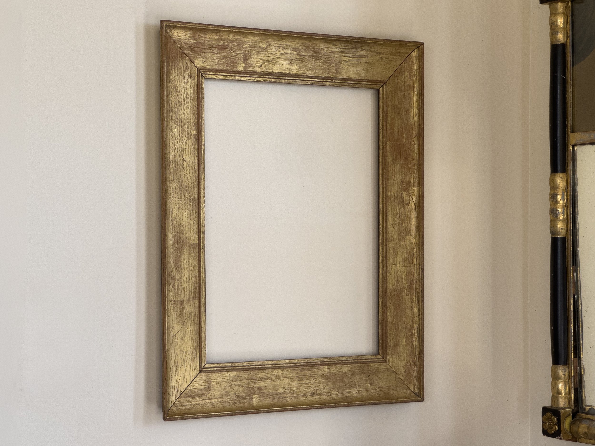 An English Gilded Oak Frame