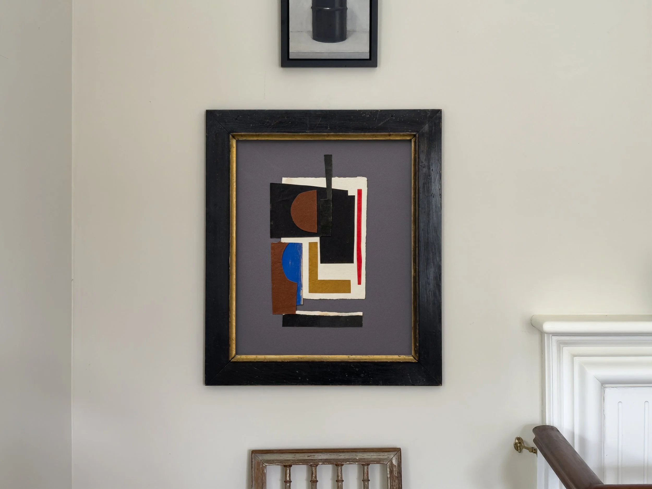 An Ebonised and Parcel Gilt Late Georgian Frame