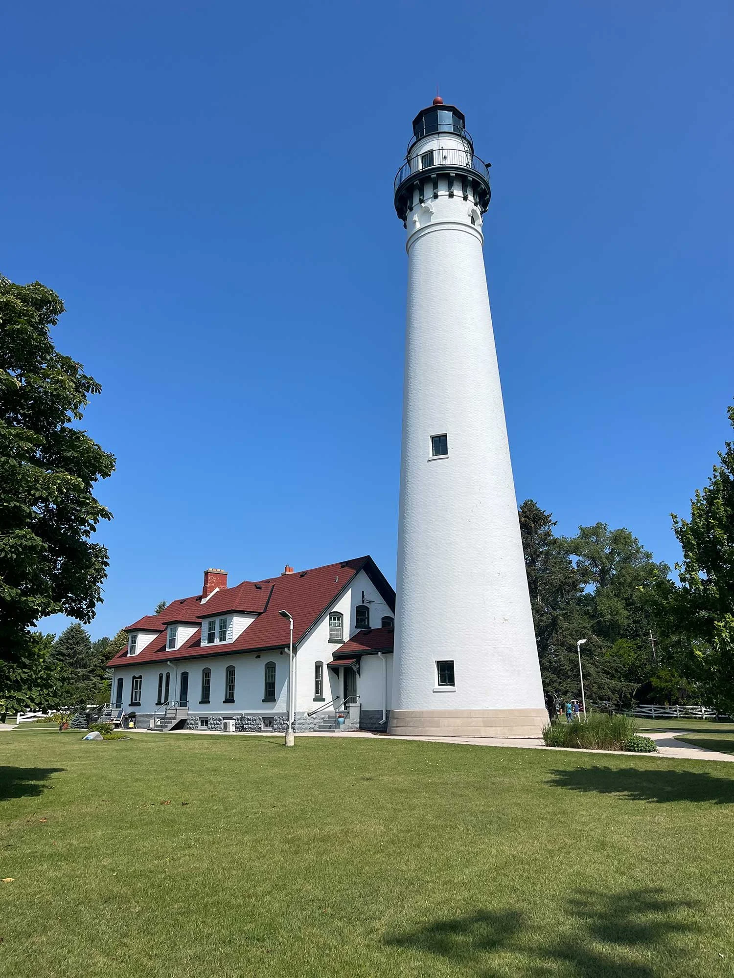 Wind Point Lighthouse in the U.S. state of Wisconsin.