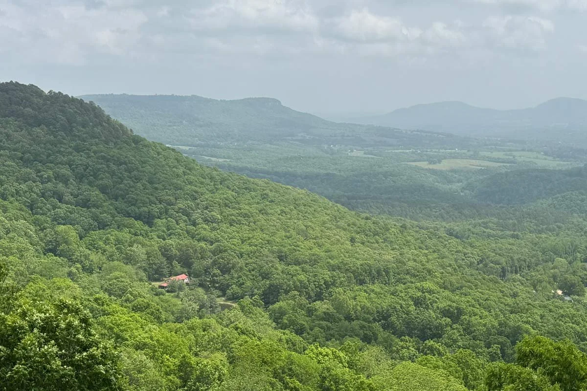 Spectacular view from the  Ozarks Luxury RV Resort