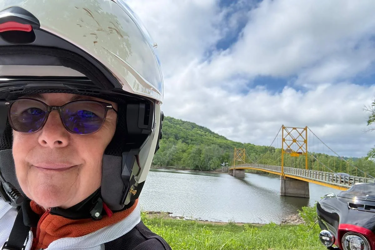 Ozarks suspension bridge