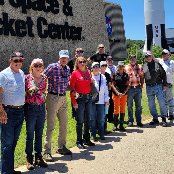 Space Center Bus 'n Bikers crew. 