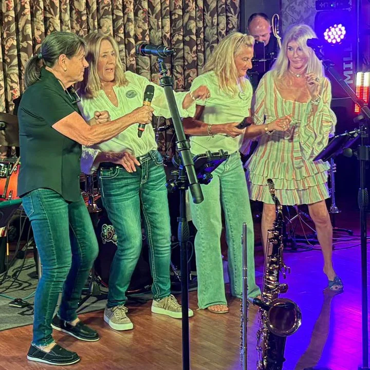 BnB Ladies enjoying karaoke. 