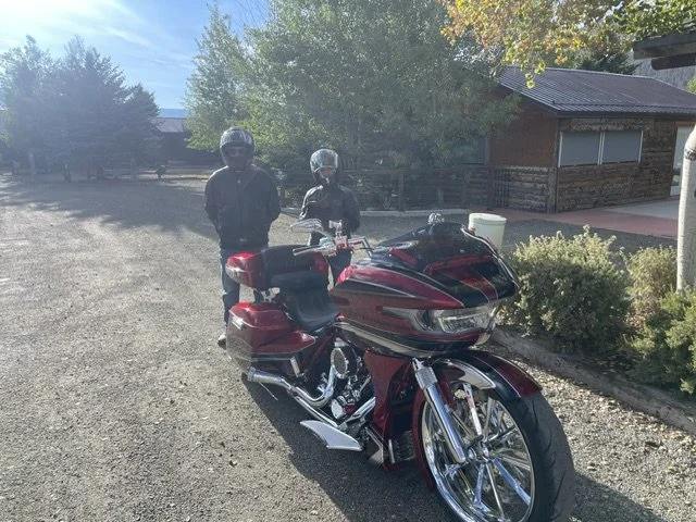 Phil and Carla Meaux Getting Ready to Ride.