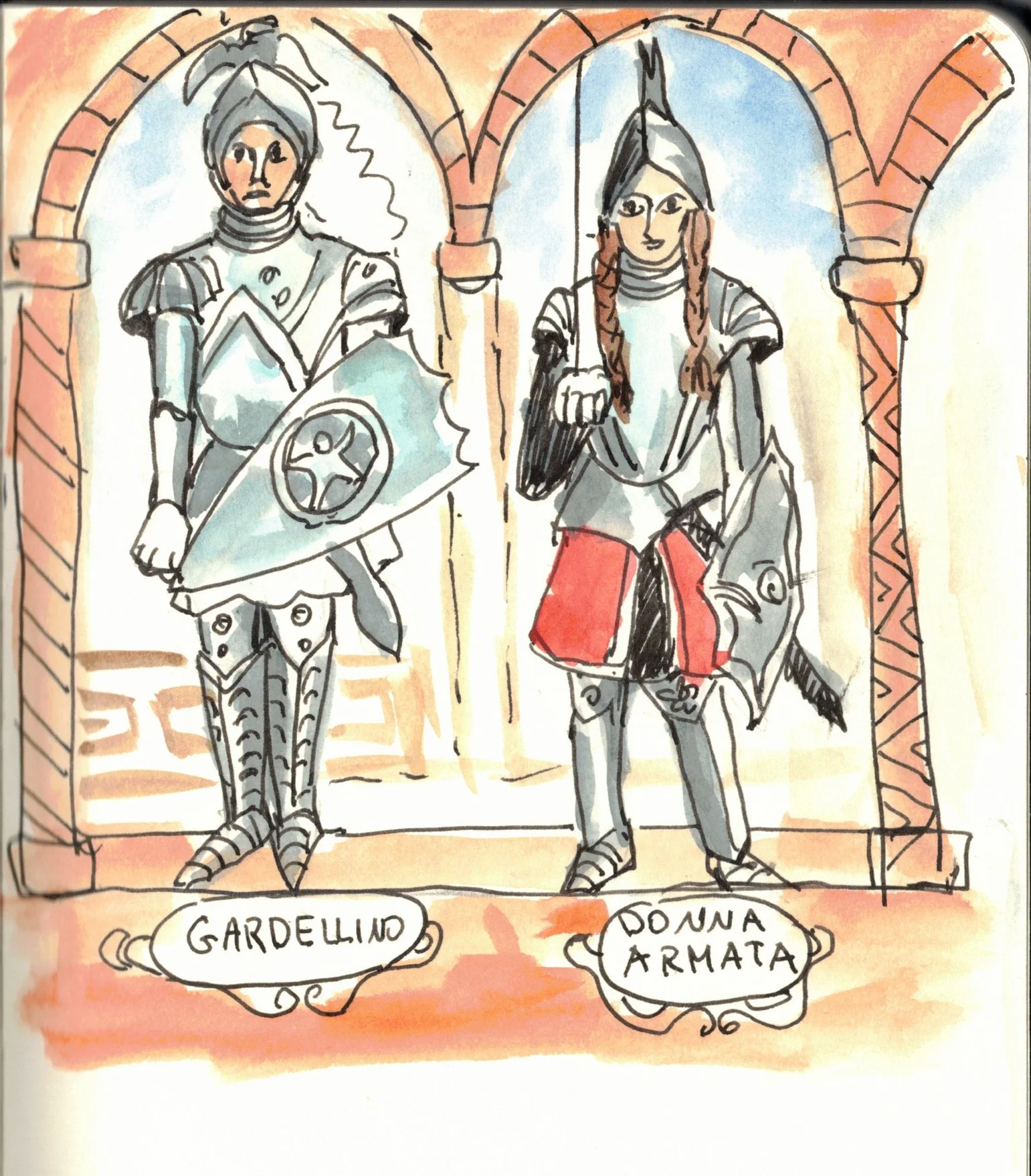 Puppets in museum, Palermo, Sicilia, Italy