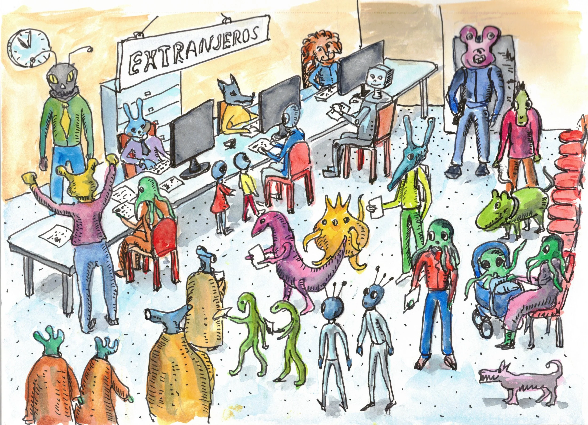 Visiting Spanish Police (they are actually nice)