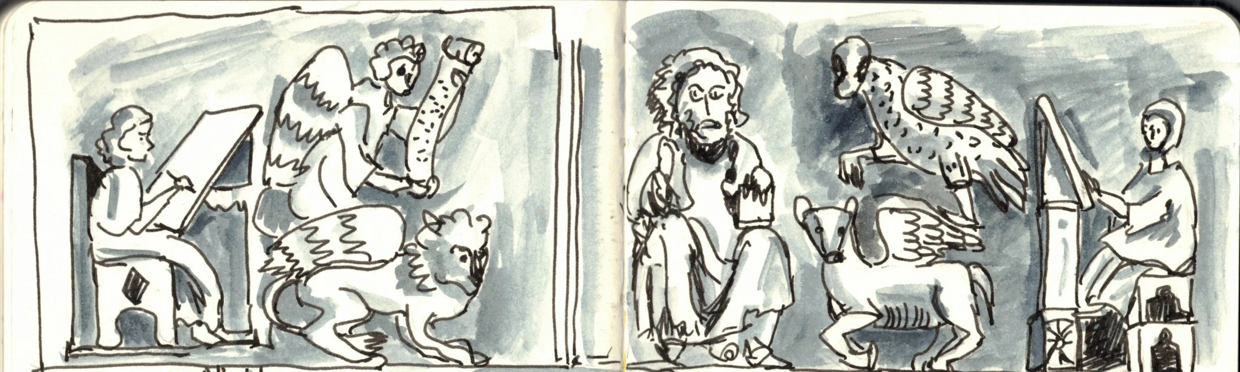 Barelief on a church in Leon