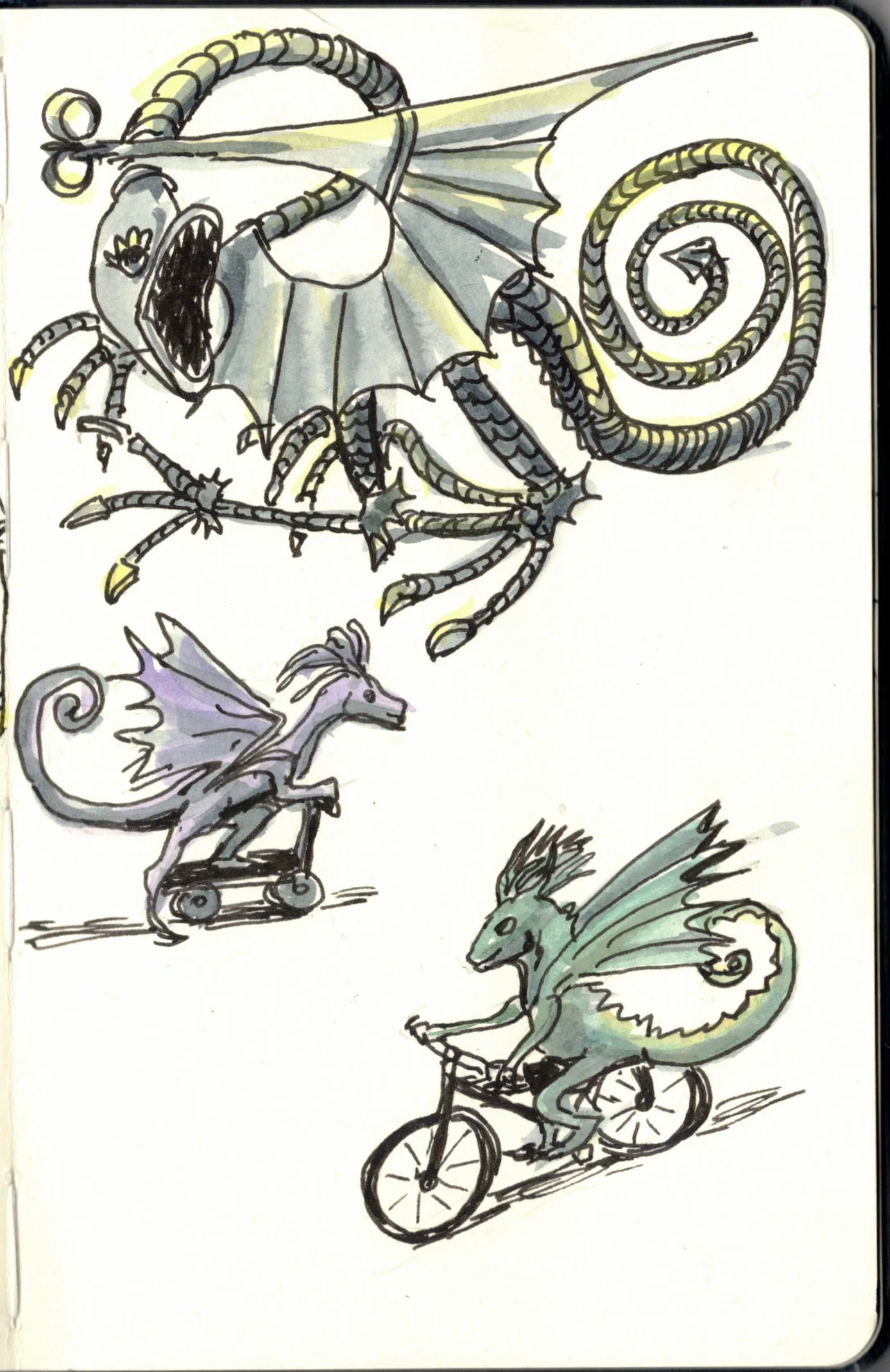 Gaudi inspired dragons