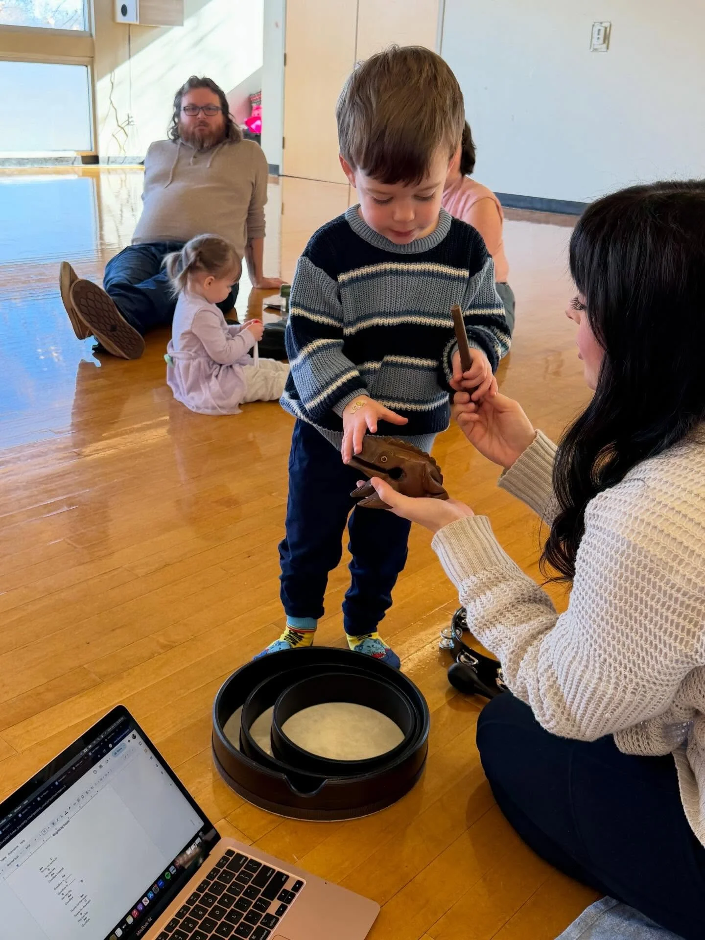 Watching confidence grow in real time. 💛
In Mini Melodies, we explore instruments, practice turn-taking, and build early communication skills through play&mdash;one note at a time. 🎶✨ #musictherapy #nashvilletherapist #njtherapist #wellness