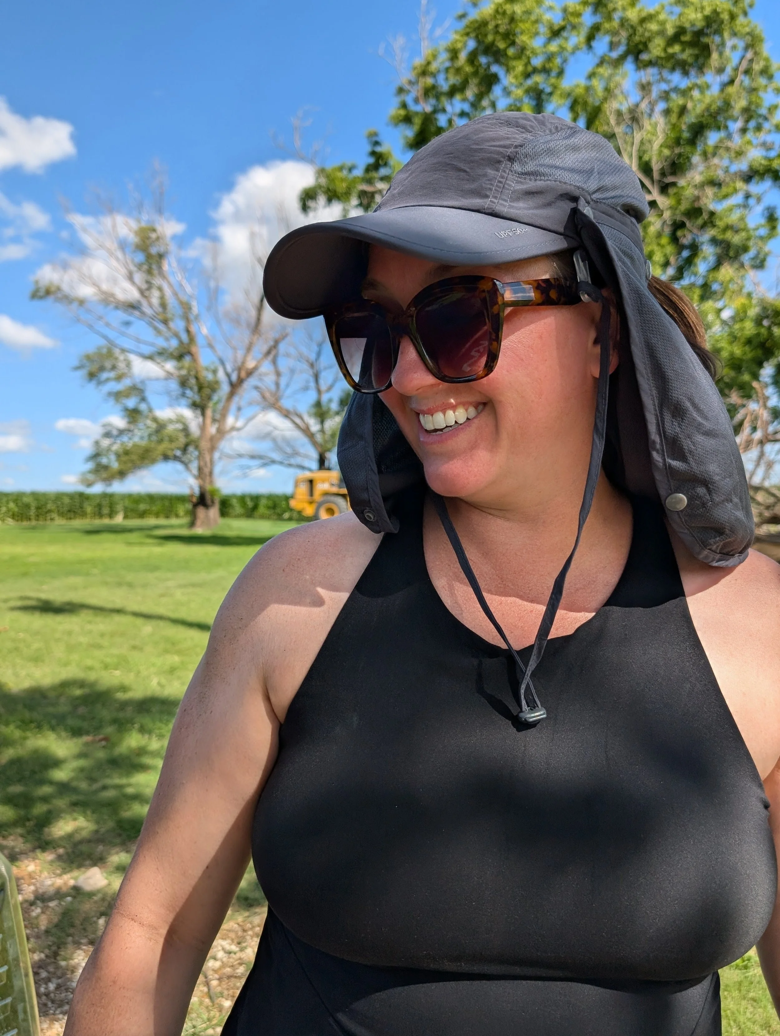 Me on the Farm #sunprotection
Photo Credit: Duana Guinty