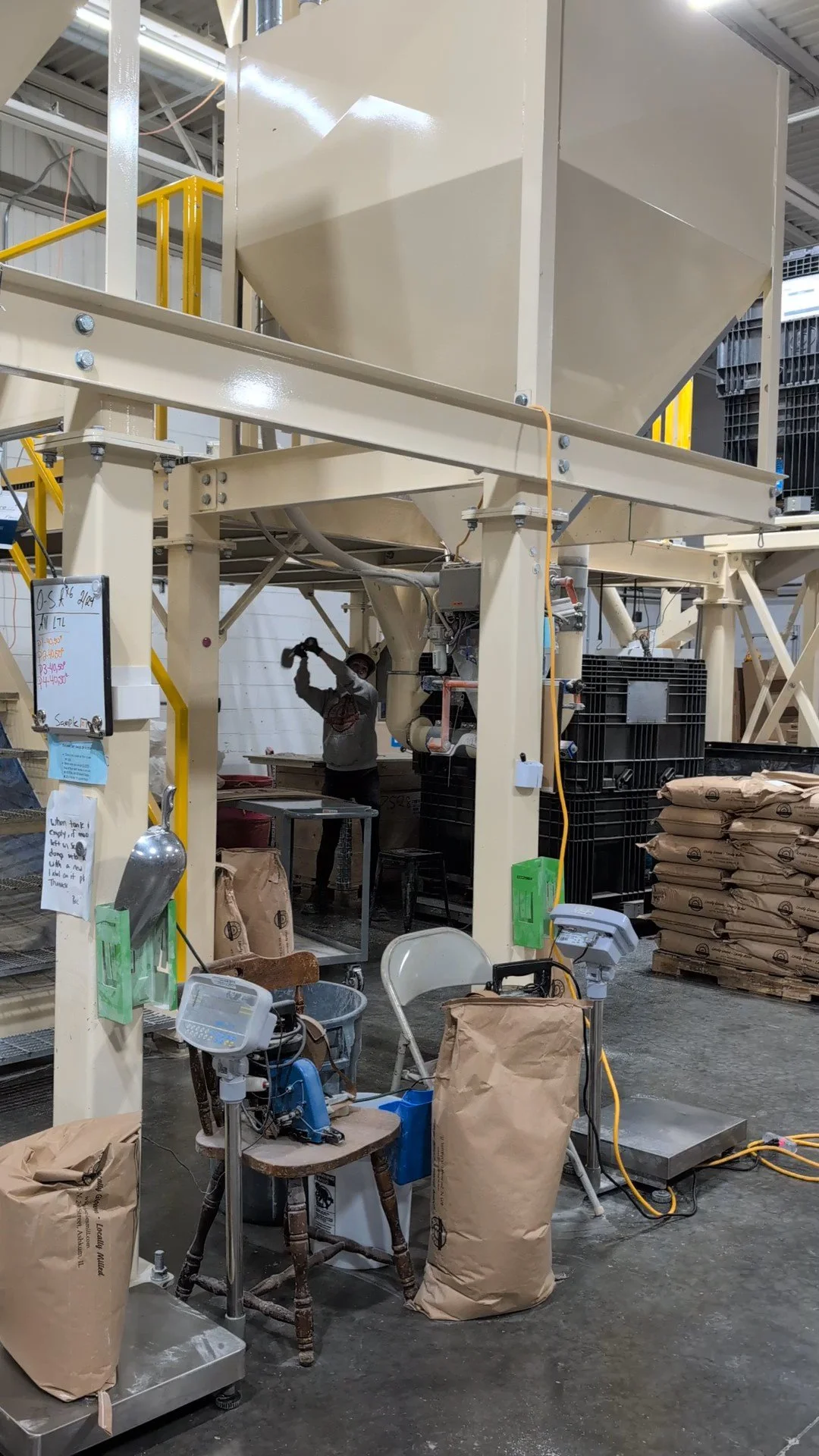 unclogging the extraction machine