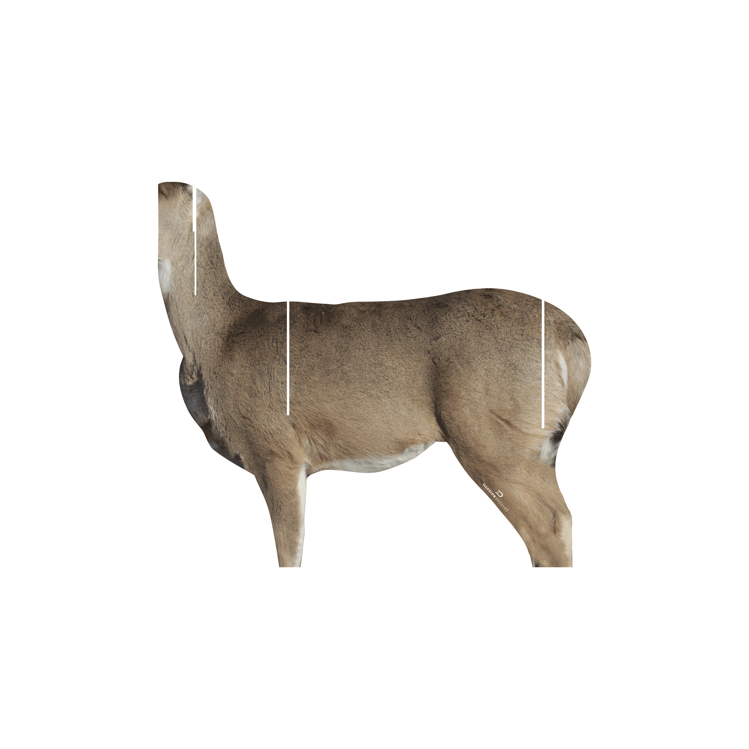 Whitetail Deer Decoy Replacement Parts (Main Body Profile)