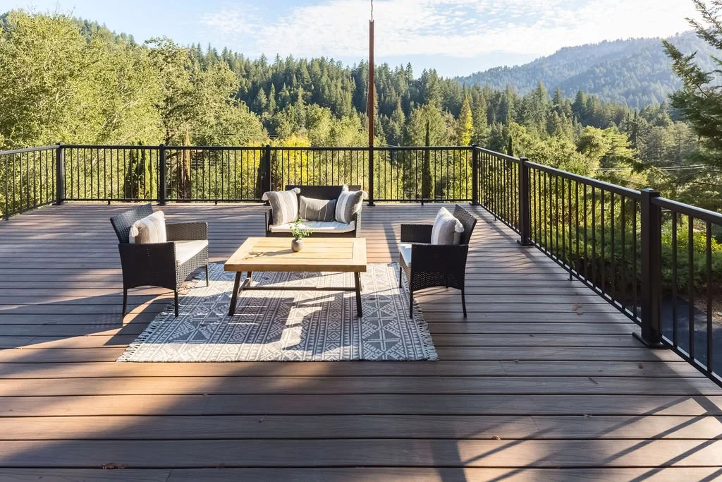 Construction progress photo of Manzanita Ave custom home build by Shaw Built, Santa Cruz Mountains