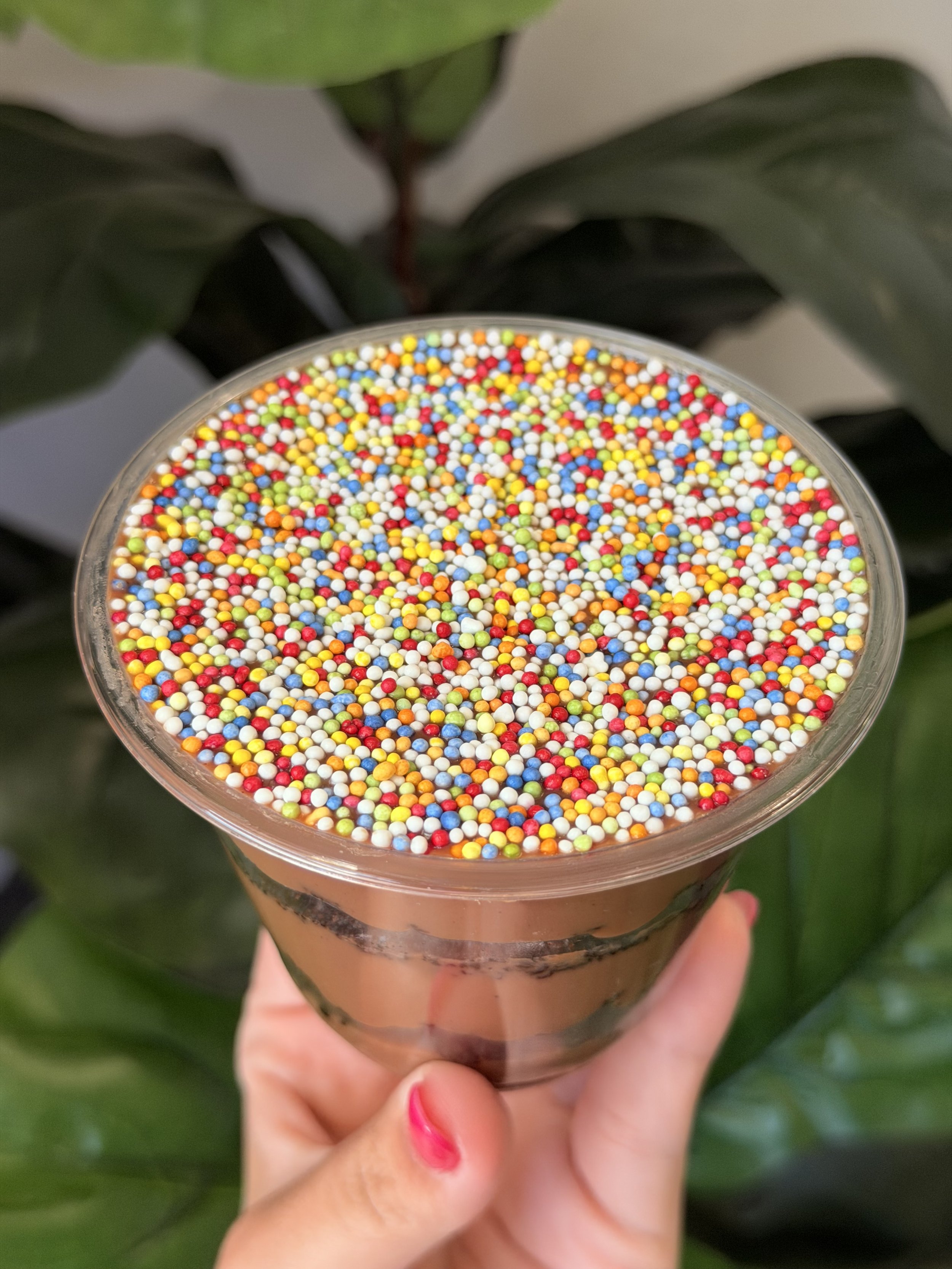 Viral "Dot Cake" com Brigadeiro Belga