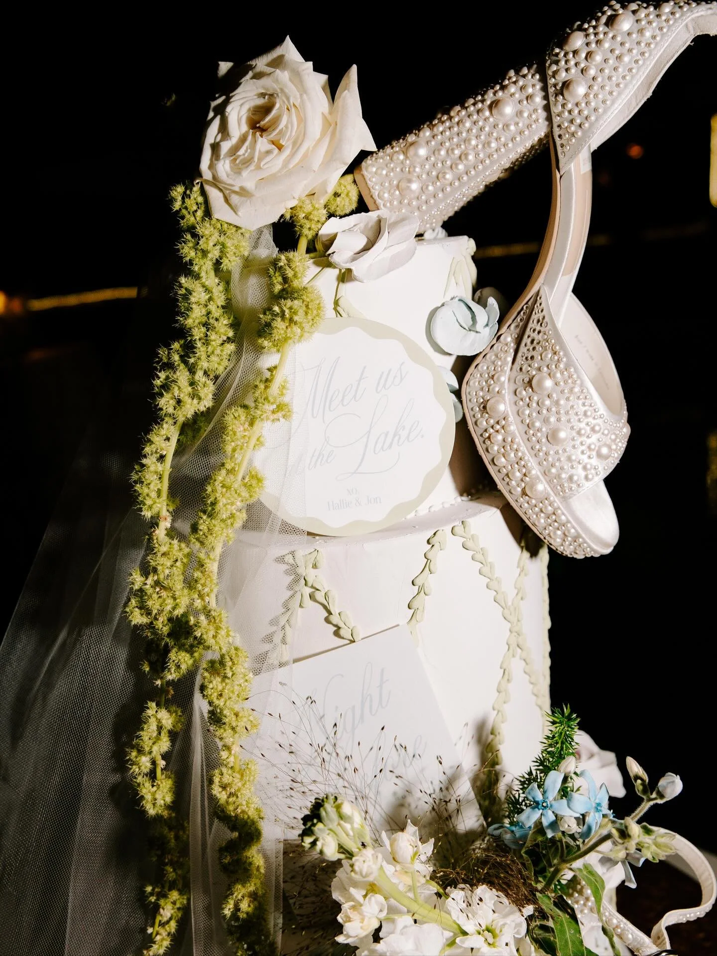 my first time putting a shoe in a cake &amp; most certainly not my last !!! 👡🎂💋🪩

Planning &amp; Design: @gretchenlarkanevents 
Photography: @tayloreneephotos
Floral: @bearded.bouquet
Catering/Bar: @heritagecateringar
Rentals: @whitedoorevent
Lin
