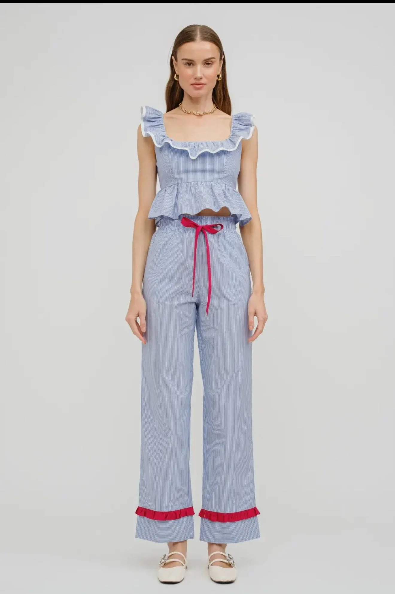 Marseille Top Crop Square Neck