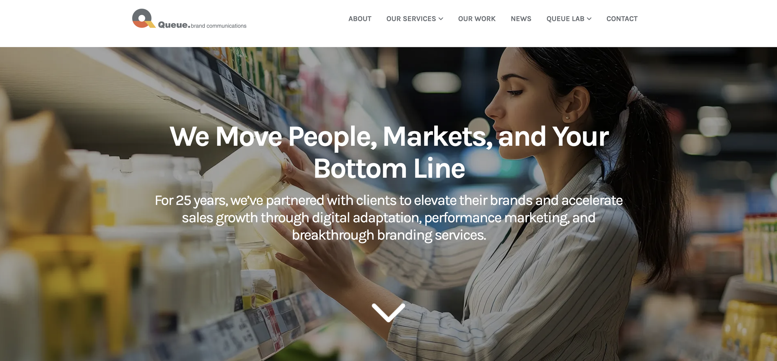 Queue Website Refresh