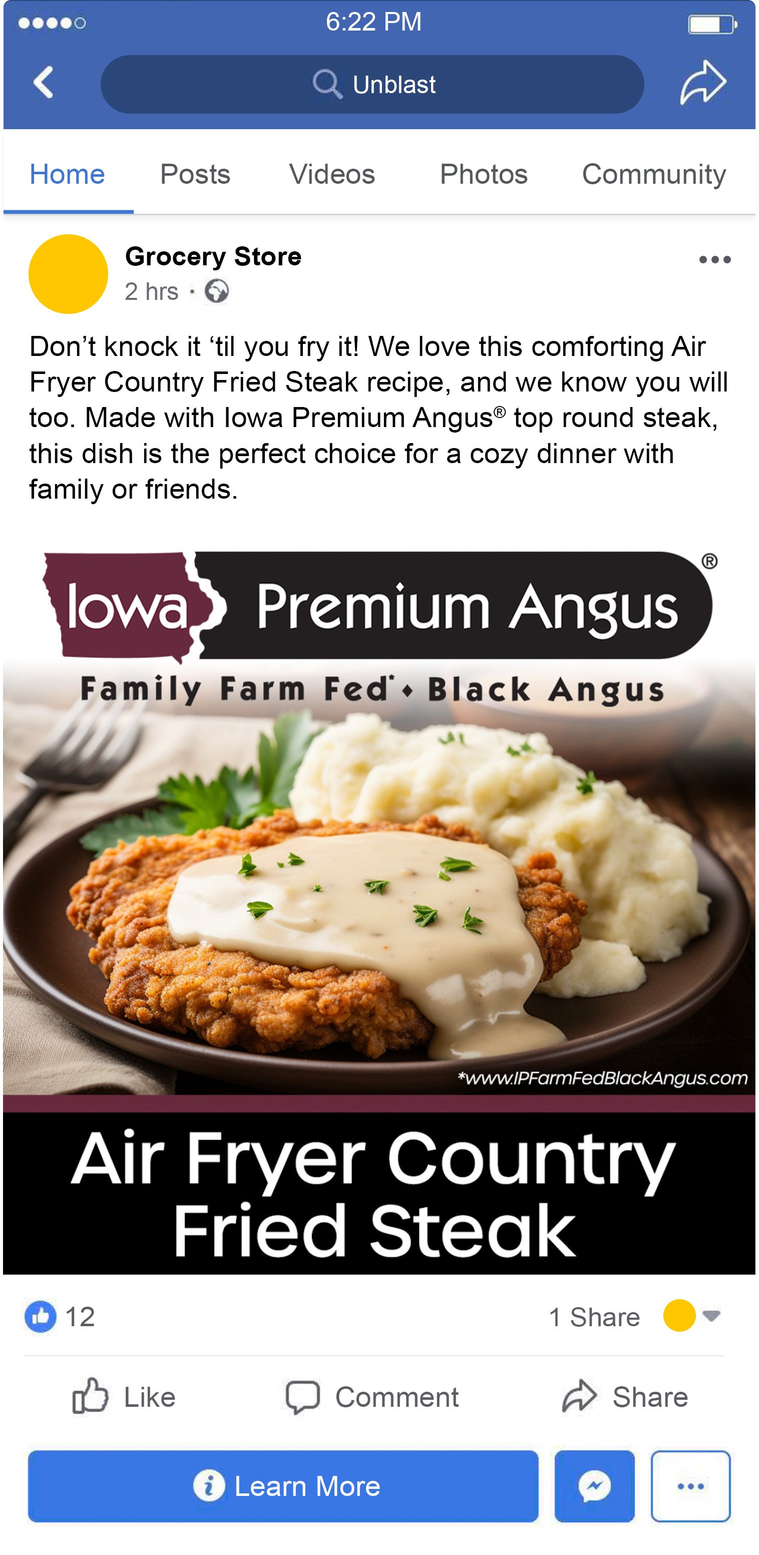 Iowa Premium Angus Beef Social