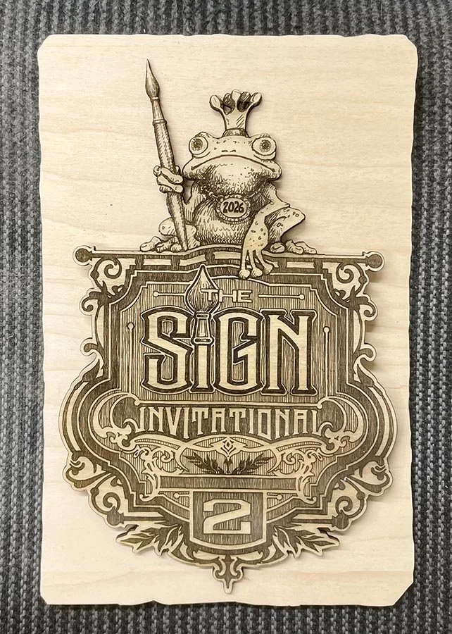 Sign Invitational award