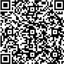 QR code with black and white pattern