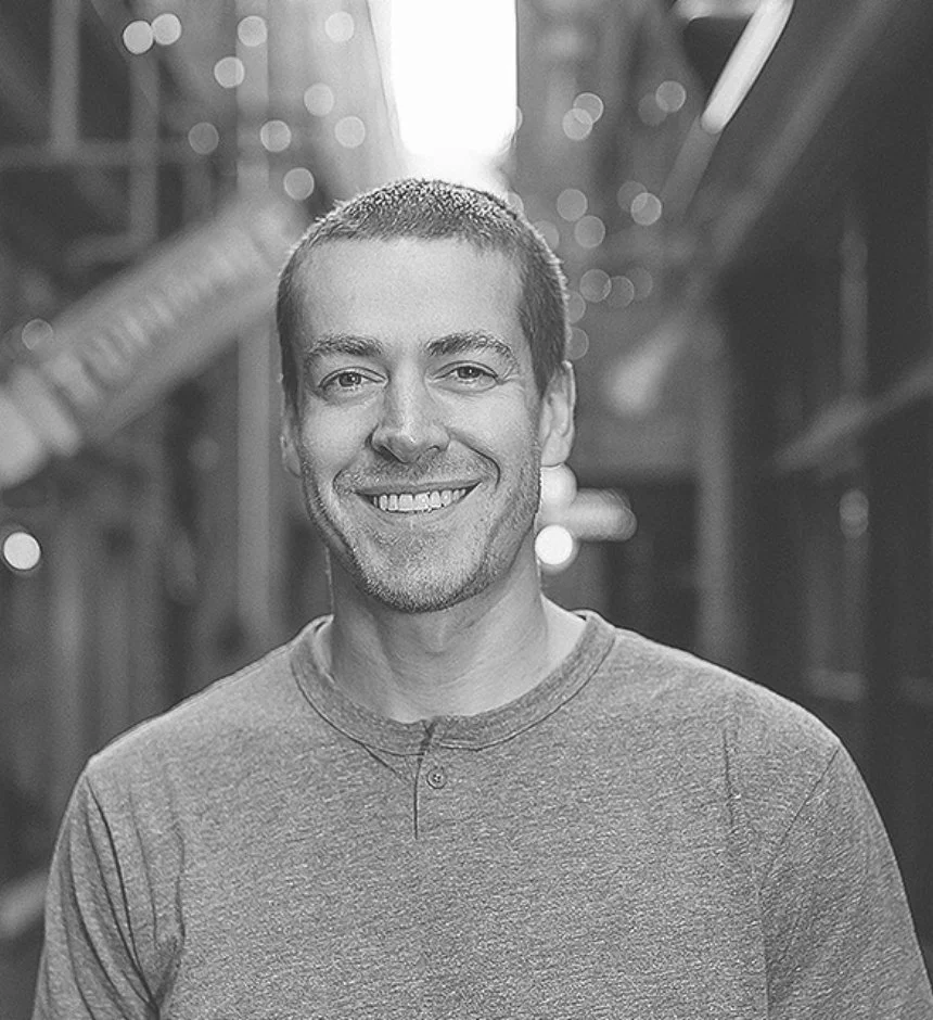 Portrait of Jeff Mark, co-founder of Spin Mortgage,  in downtown Victoria, BC.