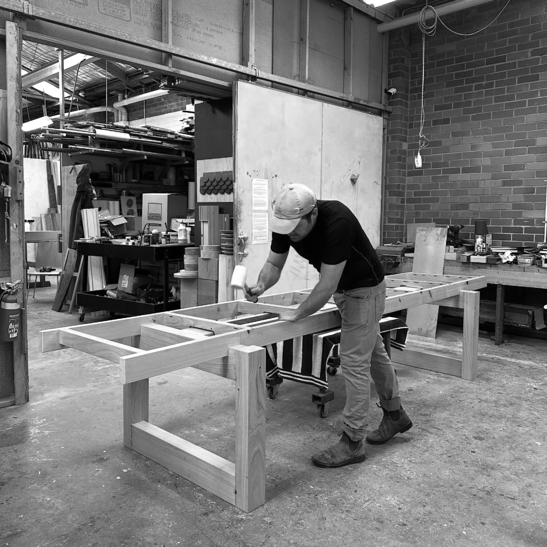 Summa Studio Workshop - table project in construction