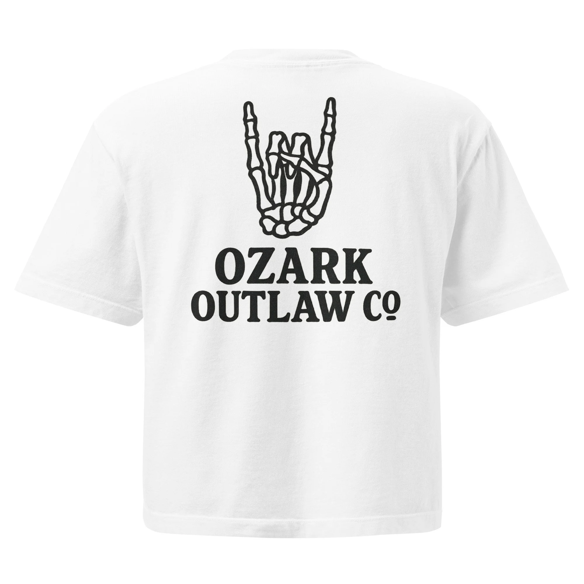Outlaw Skele Crop Tee