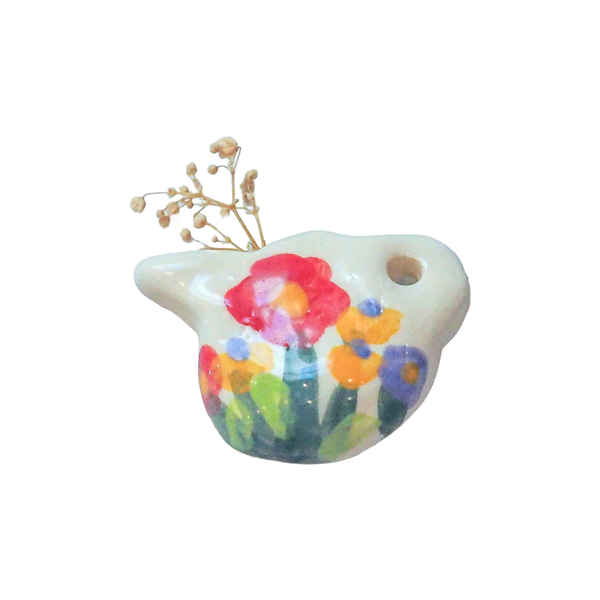 Ceramic Magnet - Flower Tea Pot