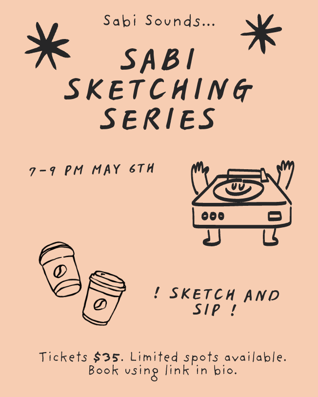 Sketch & Sip — Sabi Sounds
