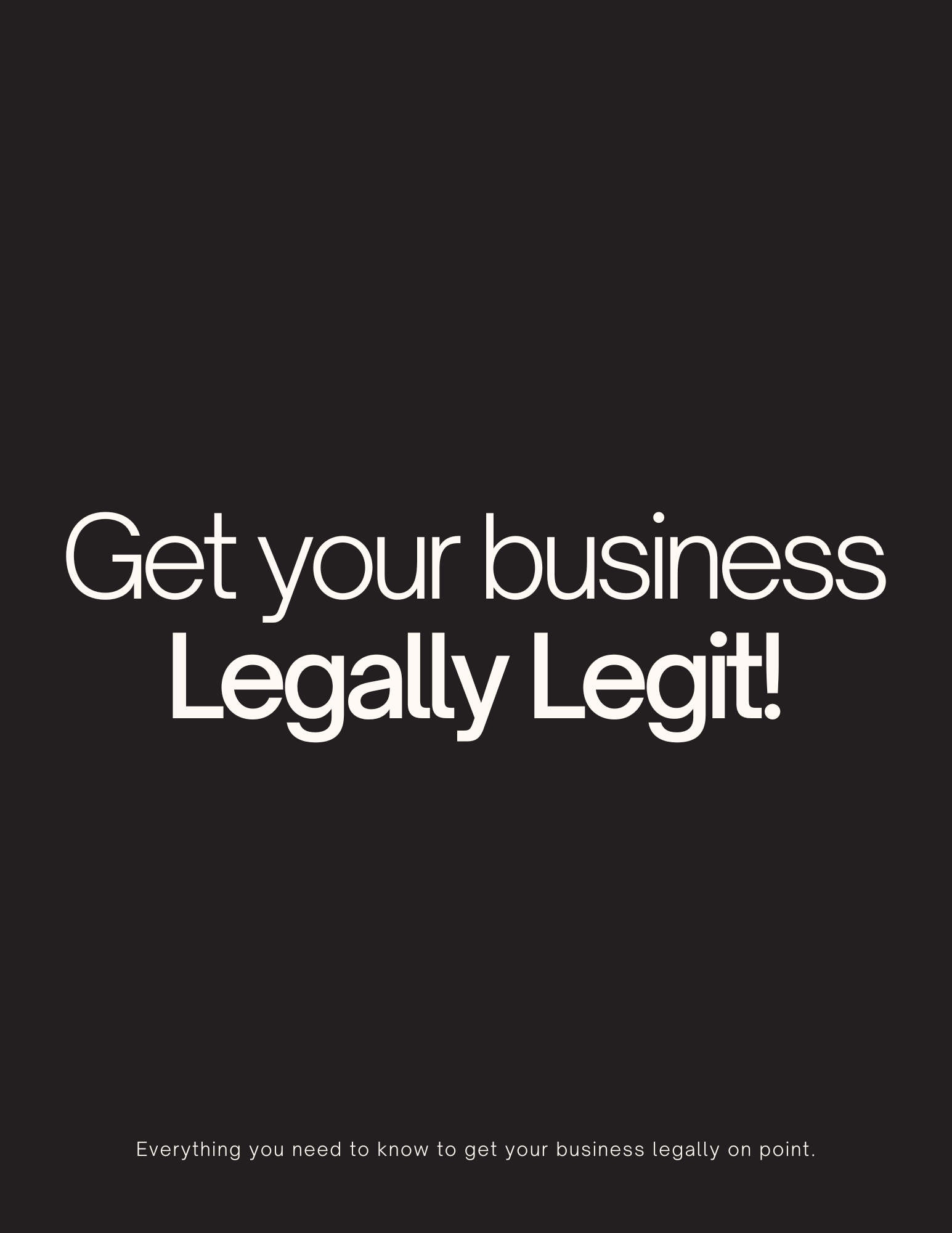 The Business Startup Legal Guide