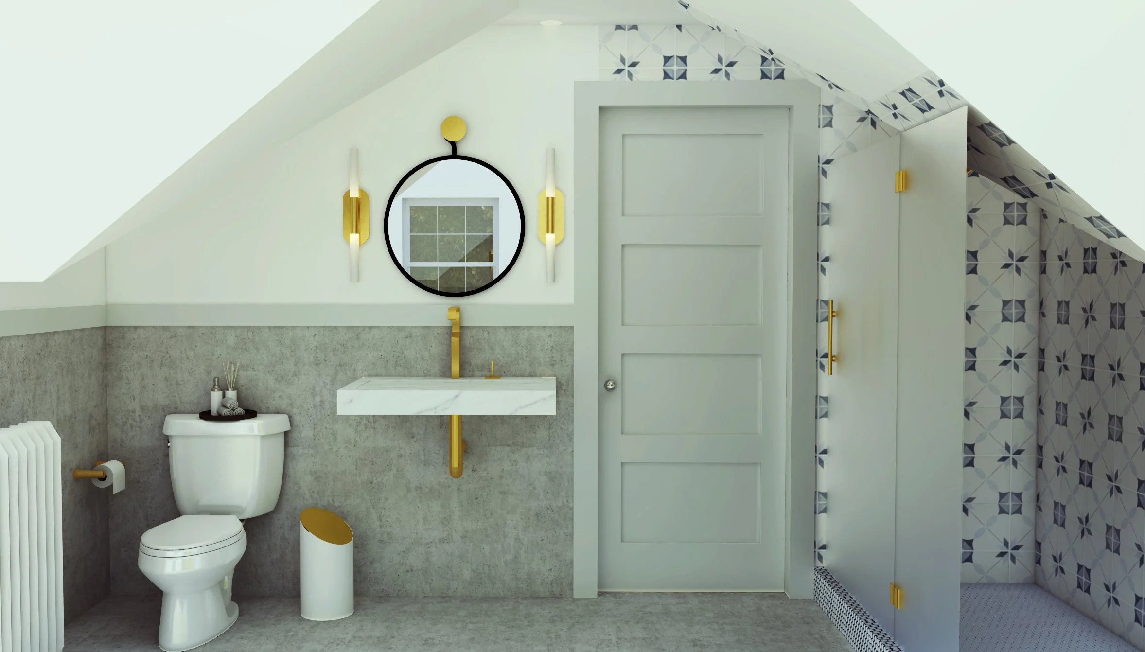 Hannah master bathroom