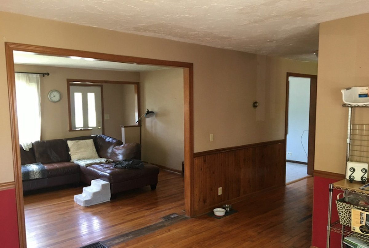 Beach park before living room