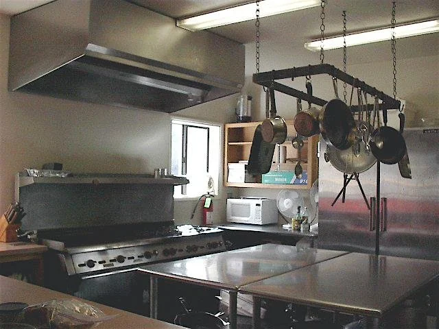 full commercial kitchen