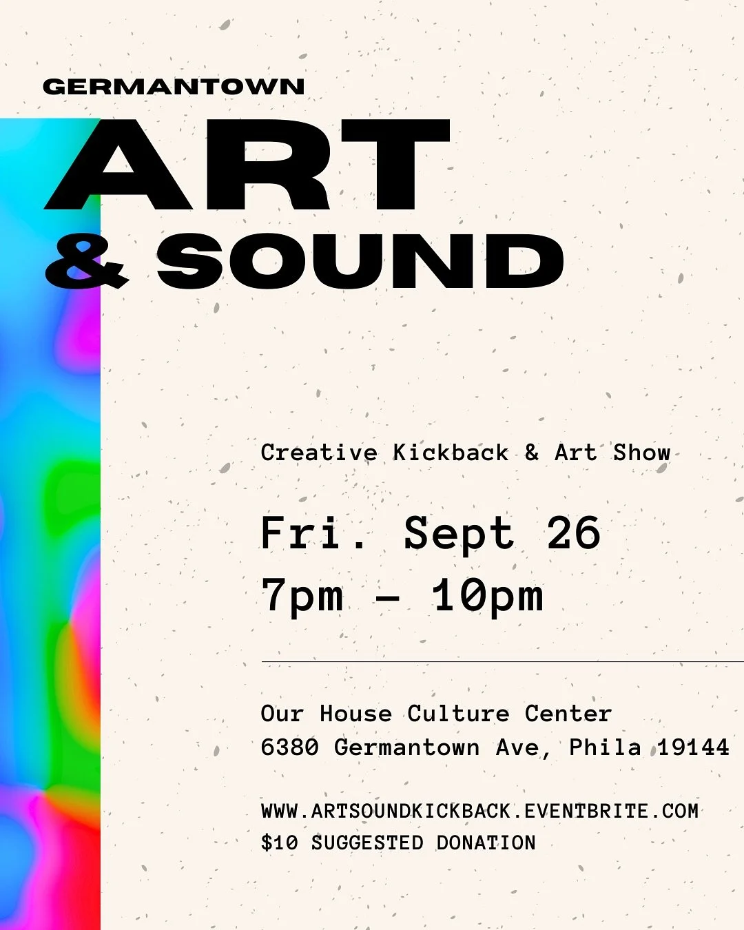 I&rsquo;m excited to be showing work at @gtownartsound this Friday, September 26 from 7pm-10pm! Germantown Art &amp; Sound is a kickback for local creatives and art lovers featuring an art show, DJ, complimentary wine, and a food truck. I will be sho