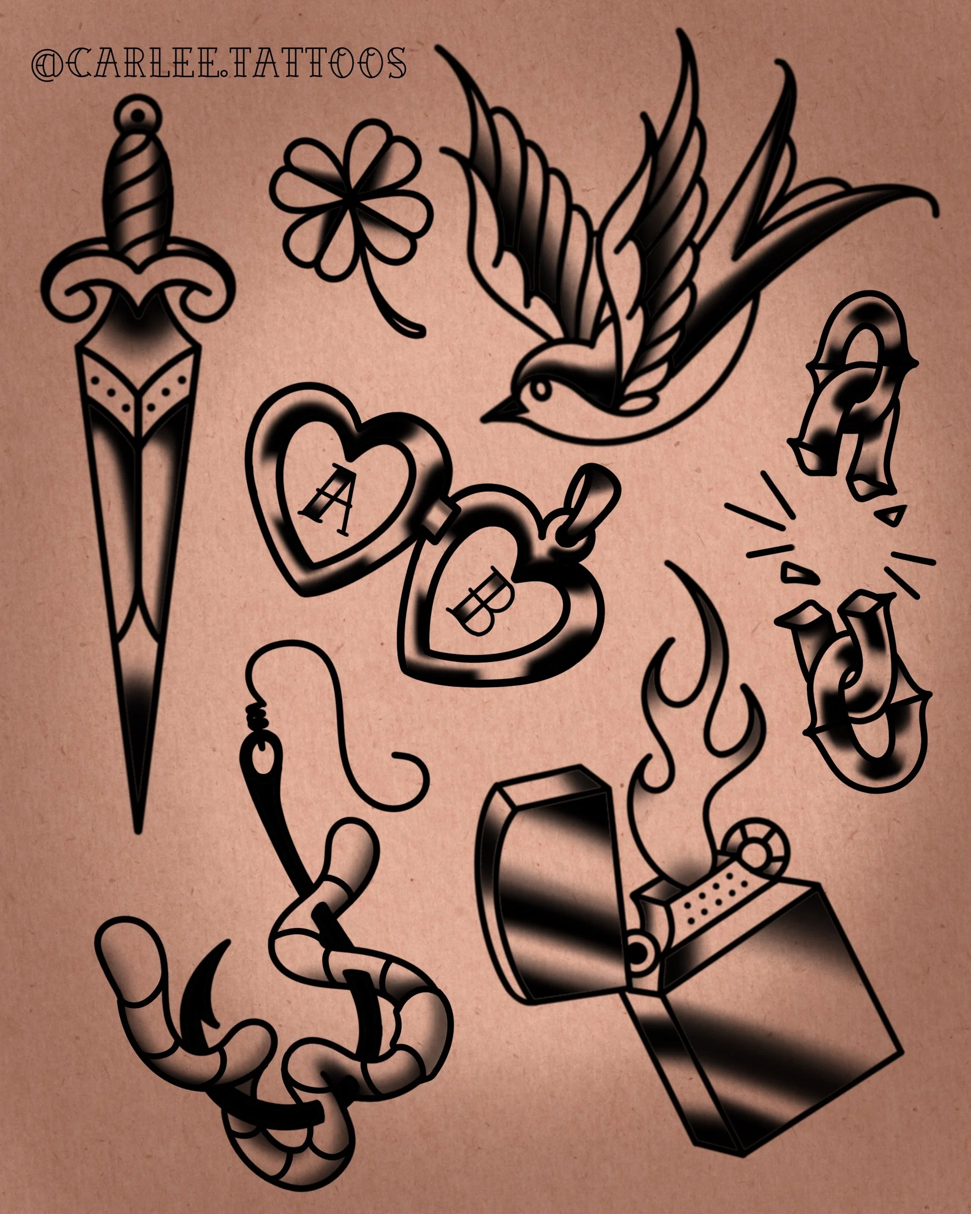 carlee tattoos carlee grace female tattoo artist carlee mcmichael north georgia tattoo flash hoschton commerce braslton buford winder ga  blackwork traditional