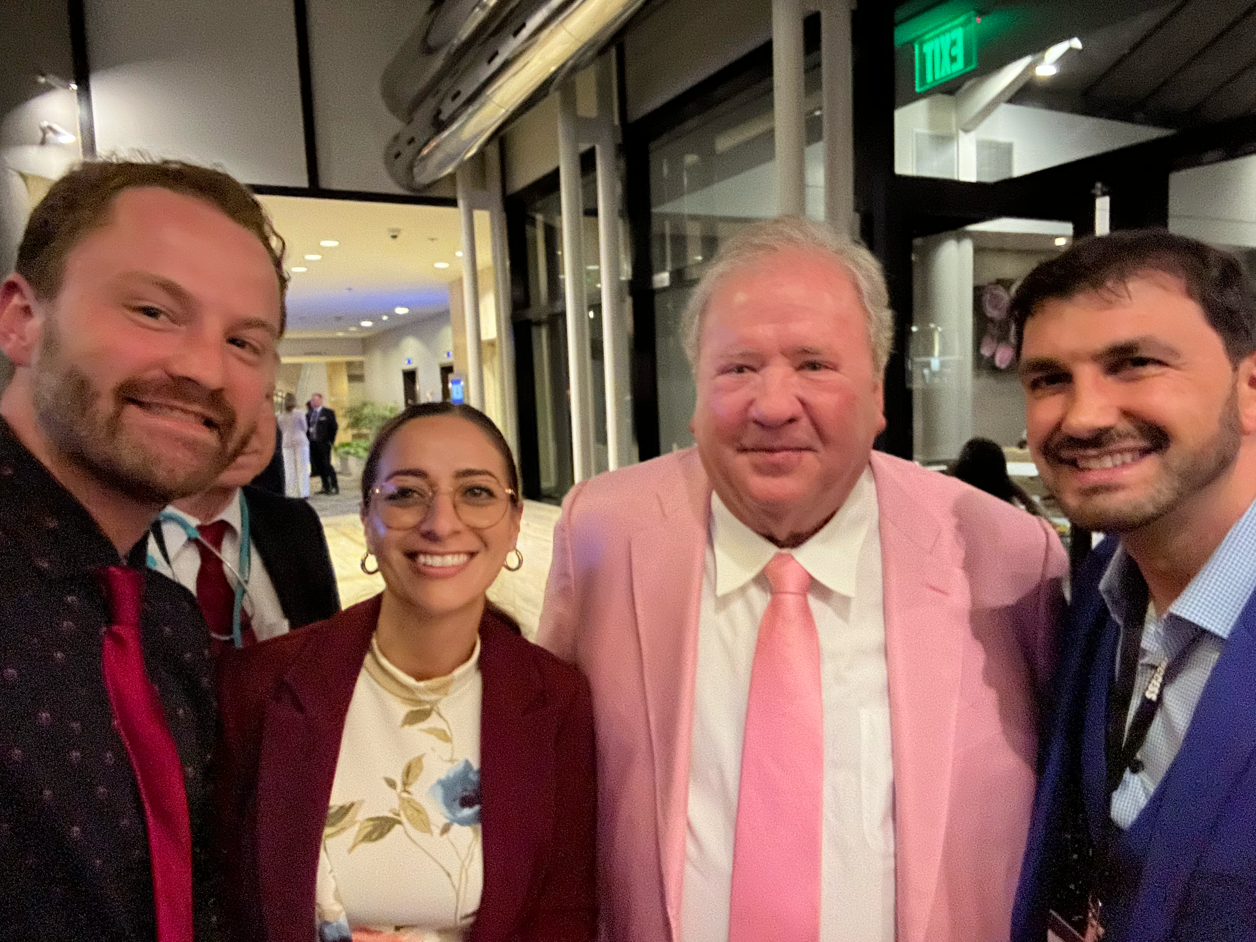 Braxton, Ana, Tim Gannon (Co-owner Outback Steakhouse and creator of Bloomin' Onion- generating over $1B in sales) and Marsel Alickolli