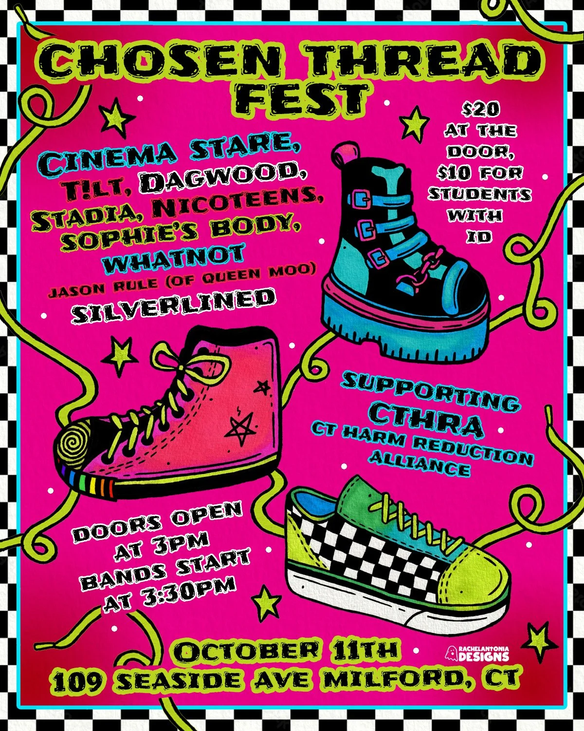 Chosen Thread Fest Band Poster Design