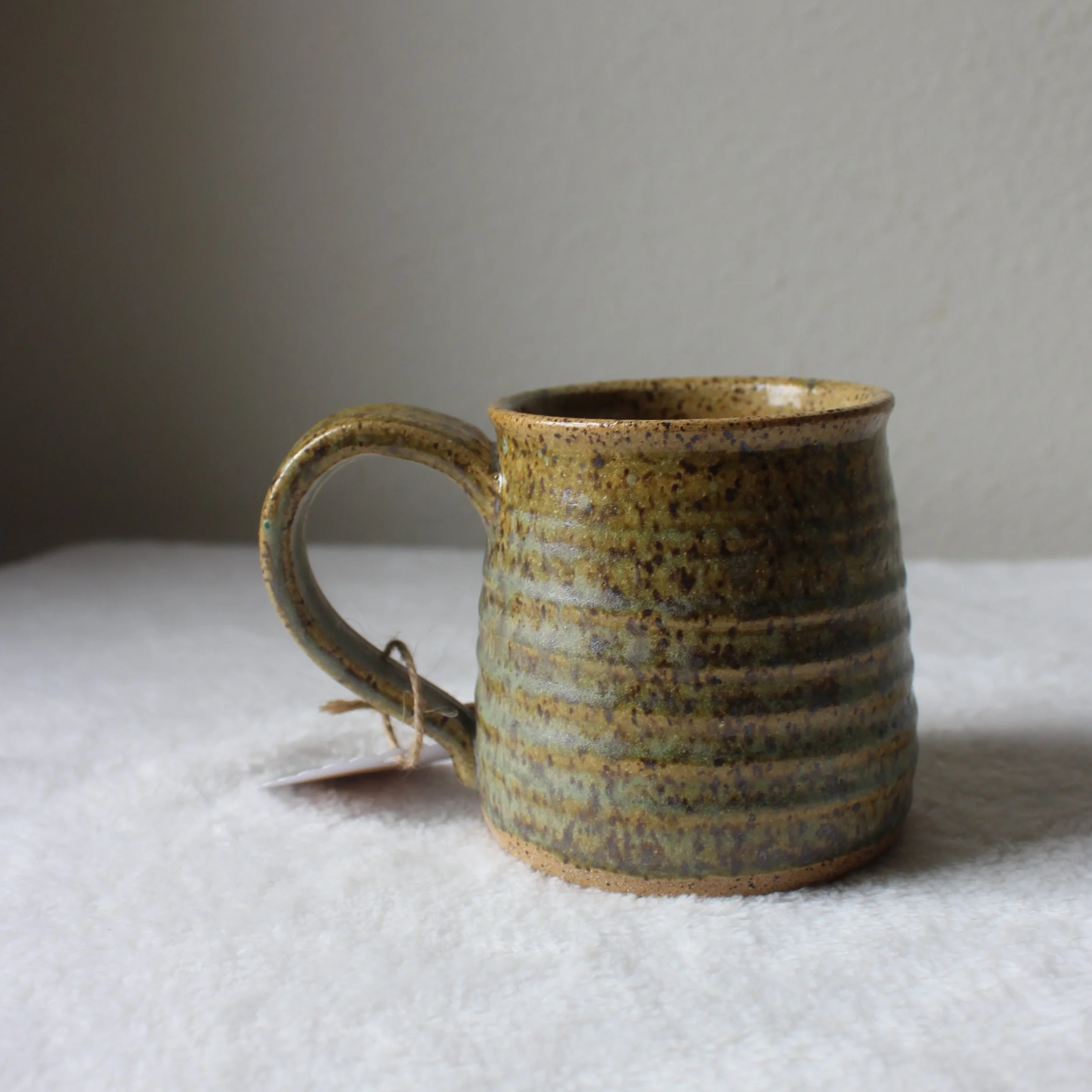 Misty Green Speckled Mug