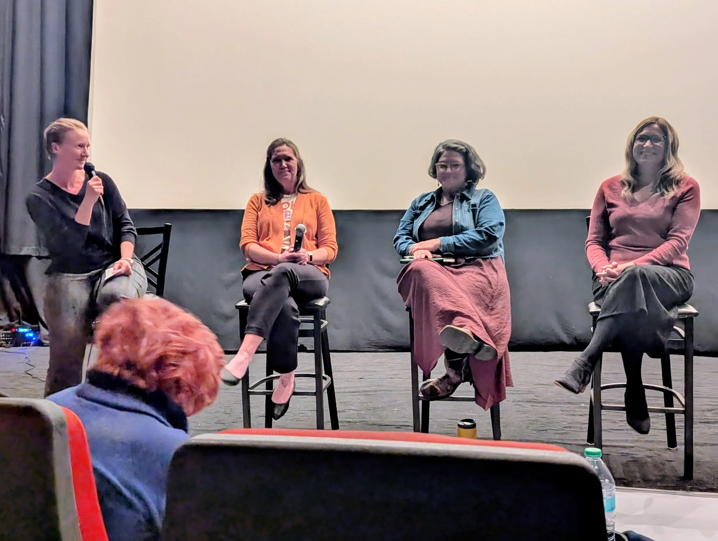 Following the movie, we heard from local librarians about their own experiences and how the public can support them from these types of threats. 