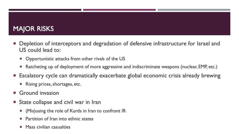 5. Major Risks