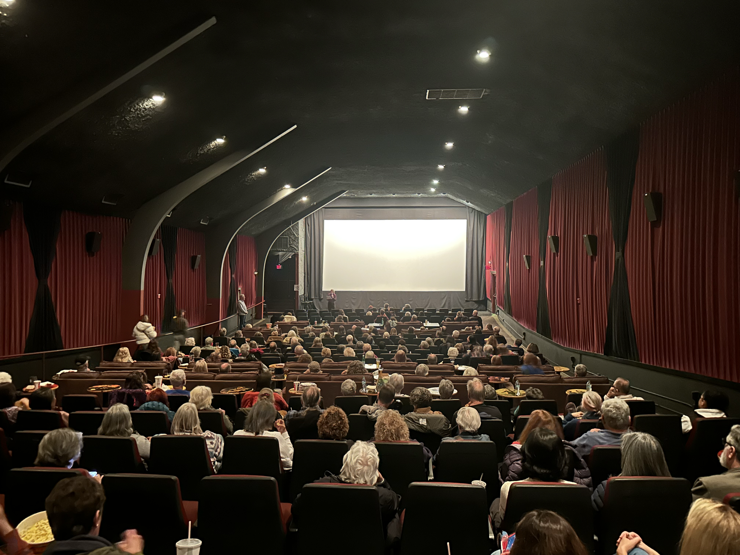 The sold-out audience learned the history of recent book bans told through the experiences of several librarians who worked to protect First Amendment rights for their communities. 