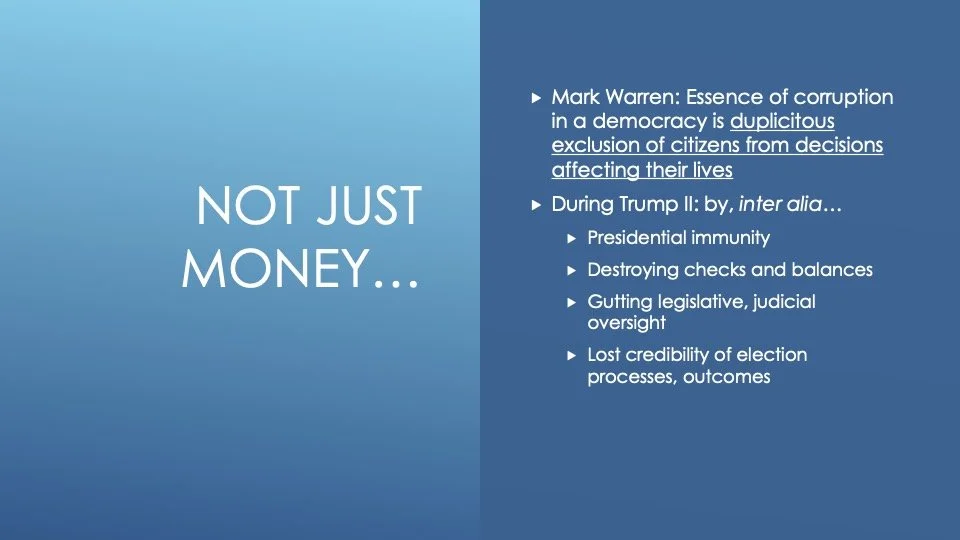Not Just Money...