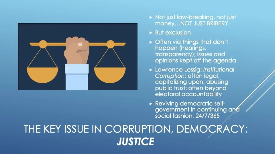 The Key Issue…: Justice