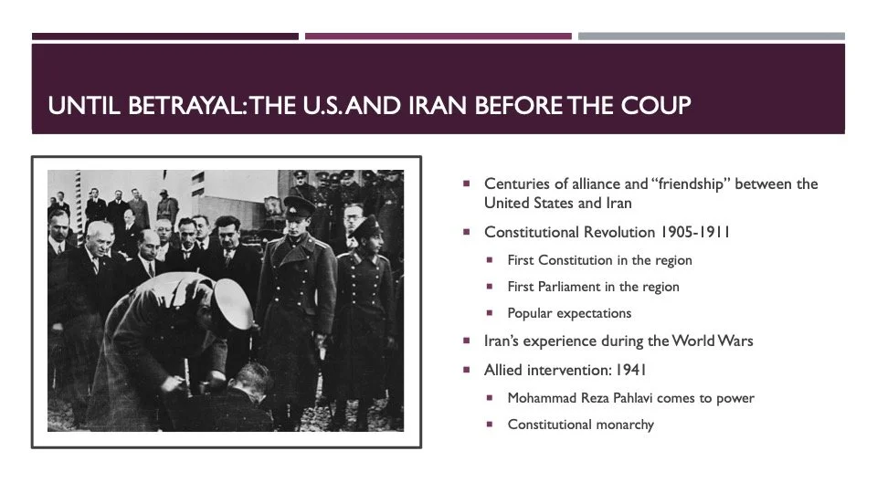 2. Until Betrayal: the U.S. and Iran before the Coup