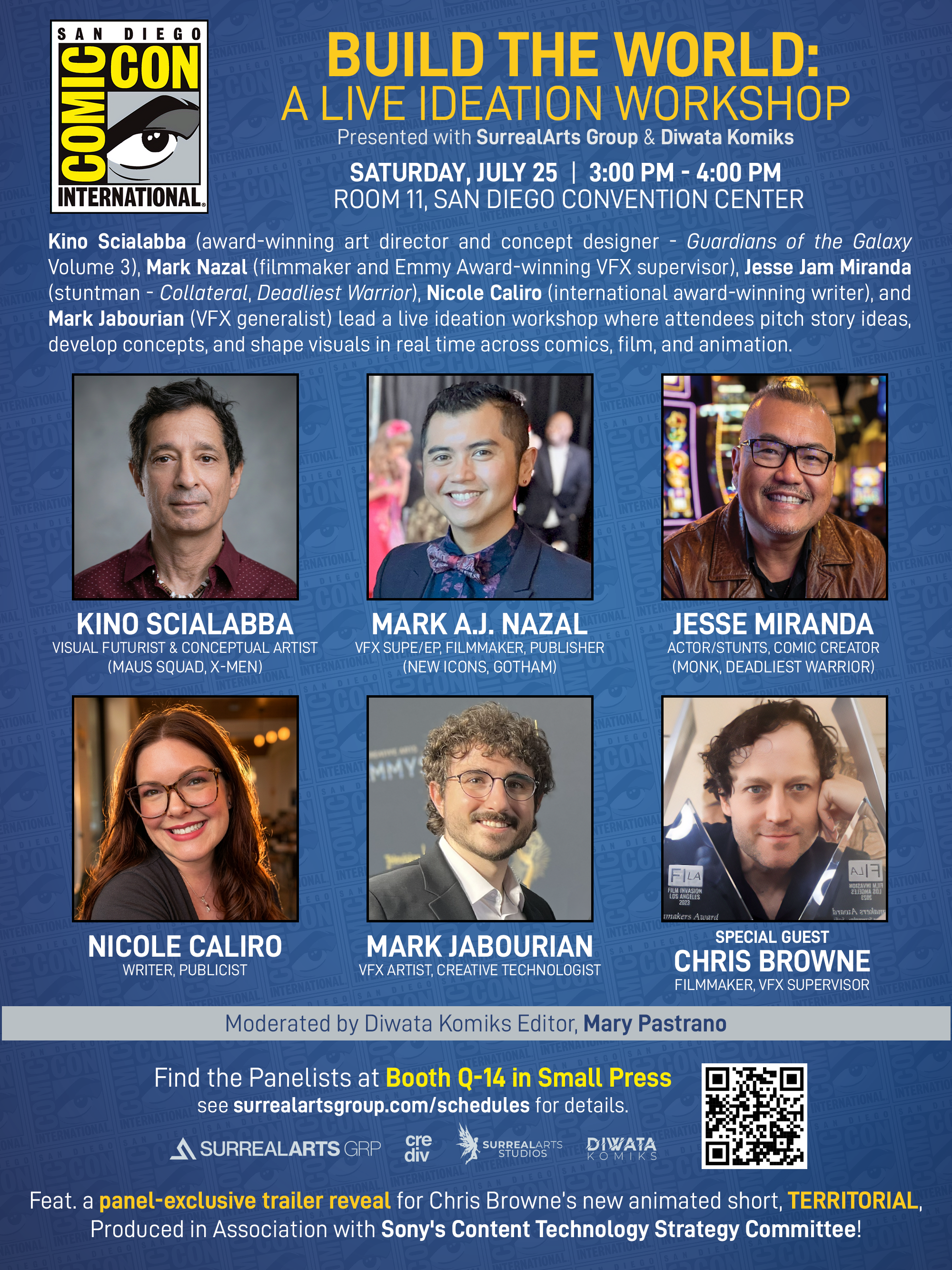 The SurrealArts Teams Return to SDCC with New Panels, New Titles, and Exclusive Reveals!