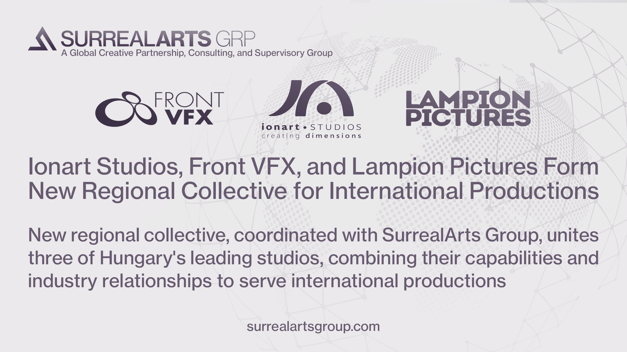 Ionart Studios, Front VFX, and Lampion Pictures Form New Regional Collective for International Productions